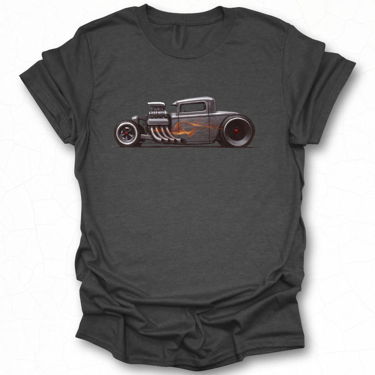 Classic Hot Rod Flames Graphic T-shirt product