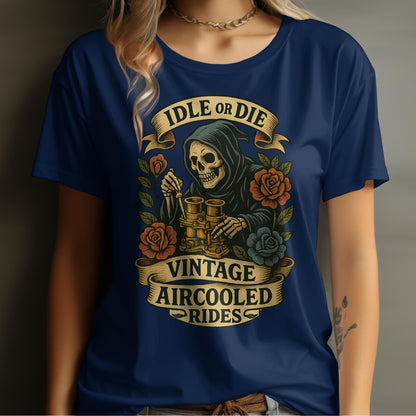 Idle Or Die Vintage Aircooled Rides T-shirt product
