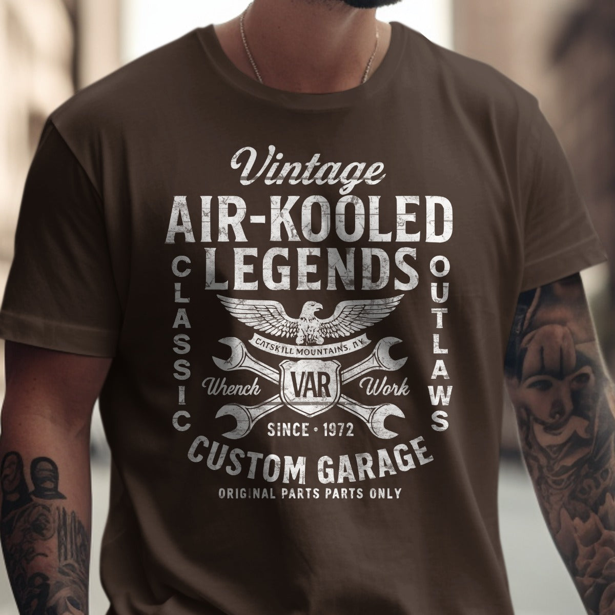 Vintage Air-Kooled Legends Custom Garage Shirt