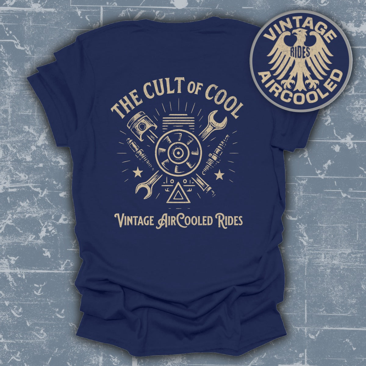 The Cult of Cool Vintage Aircooled Rides T-shirt
