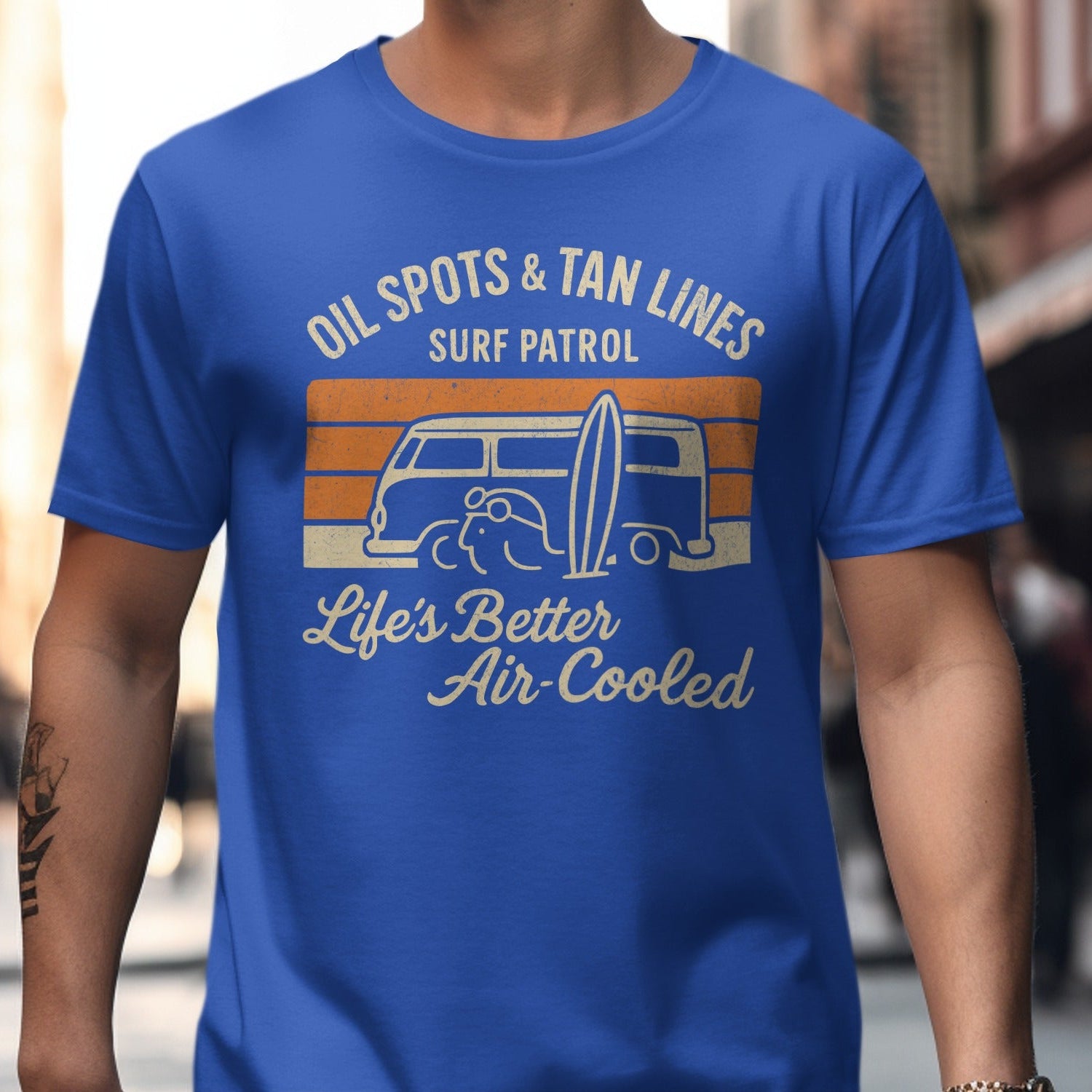 Oil Spots and Tan Lines Surf Patrol T-Shirt product