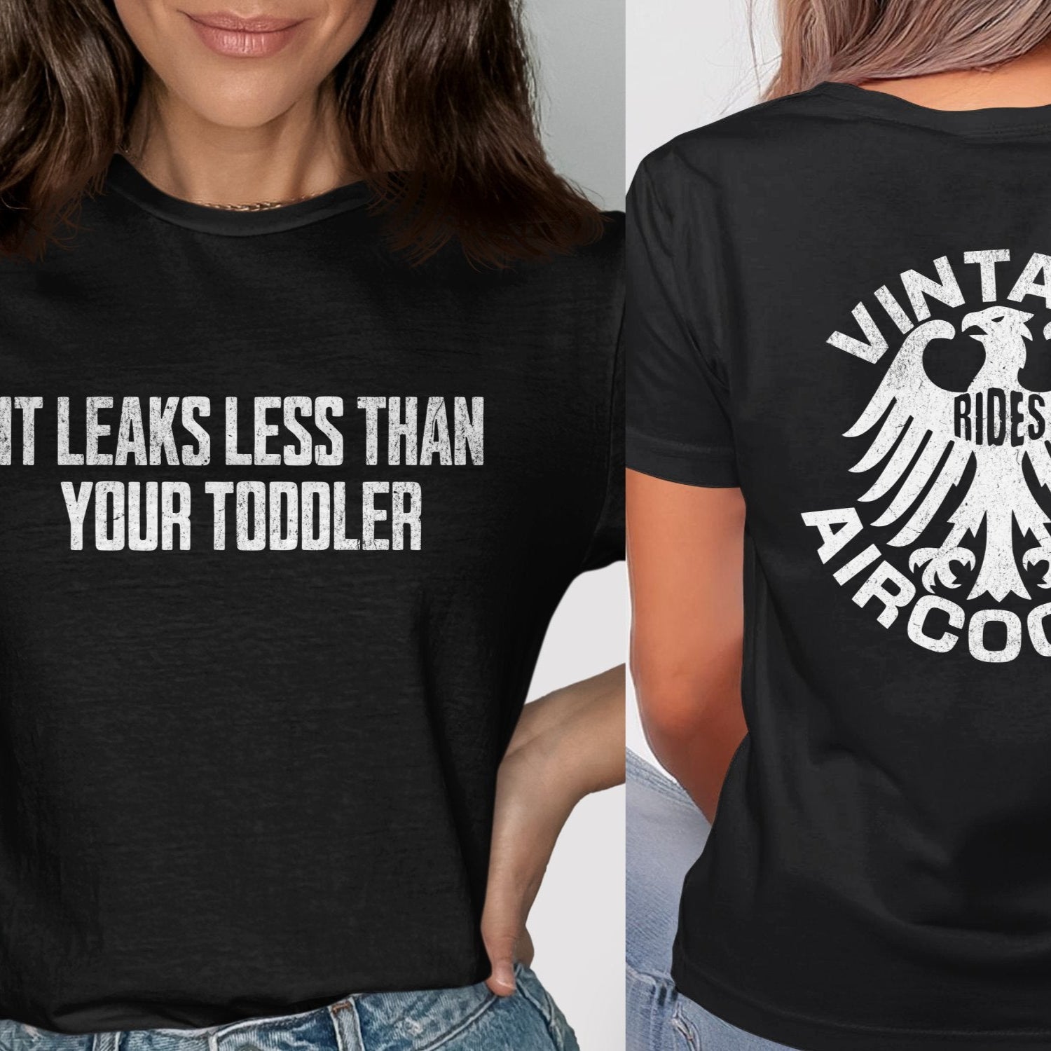 Funny Vintage Rides Aircooled Graphic Tee Shirt product type