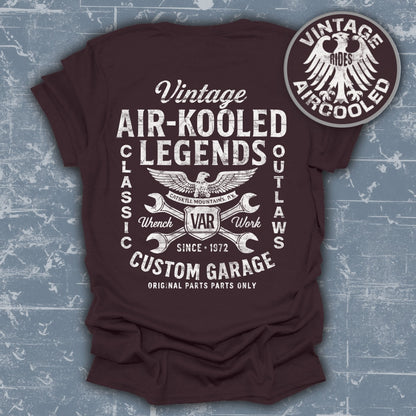 Vintage Air Cooled Legends Custom Garage Shirt