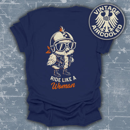 Ride Like a Woman Graphic T-Shirt product type