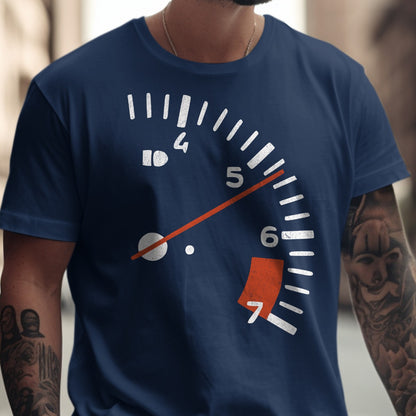 Tachometer Gauge Dial Printed Design T-shirt product