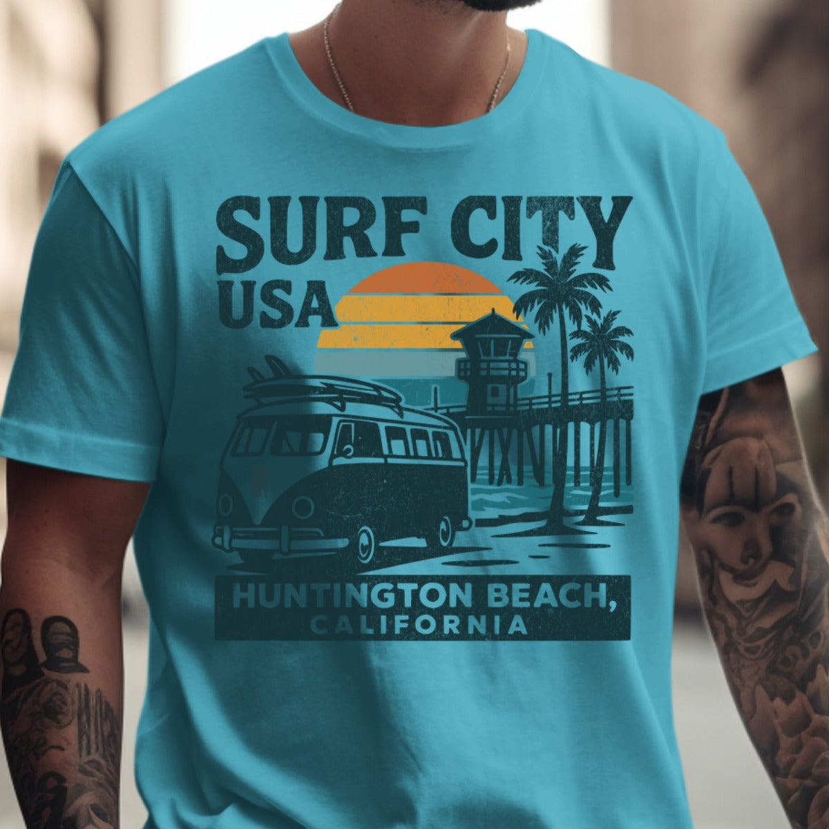 Surf City USA Huntington Beach California T-shirt product