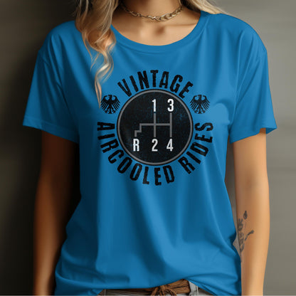 Vintage Aircooled Rides Graphic Tee Shirt product