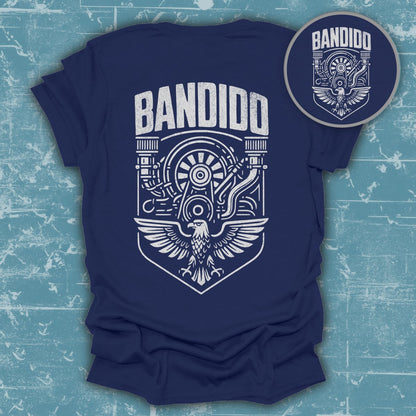 Bandido Blue Shirt with Detailed Eagle Design product