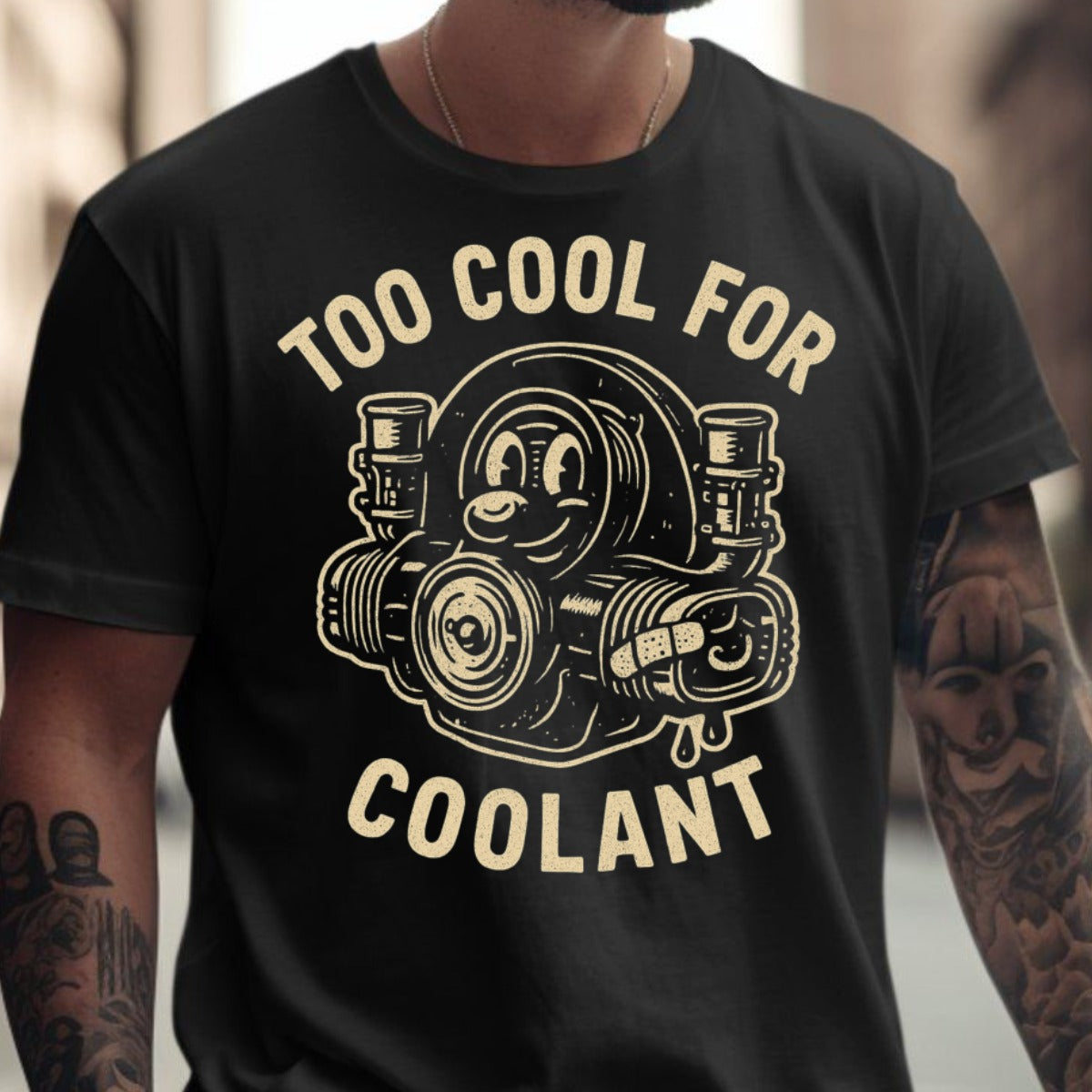 Too Cool for Coolant Graphic Print T-Shirt product