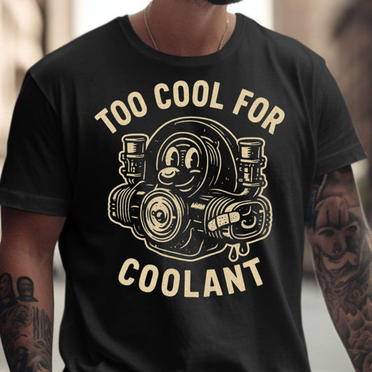 Too Cool for Coolant Graphic Print T-Shirt product