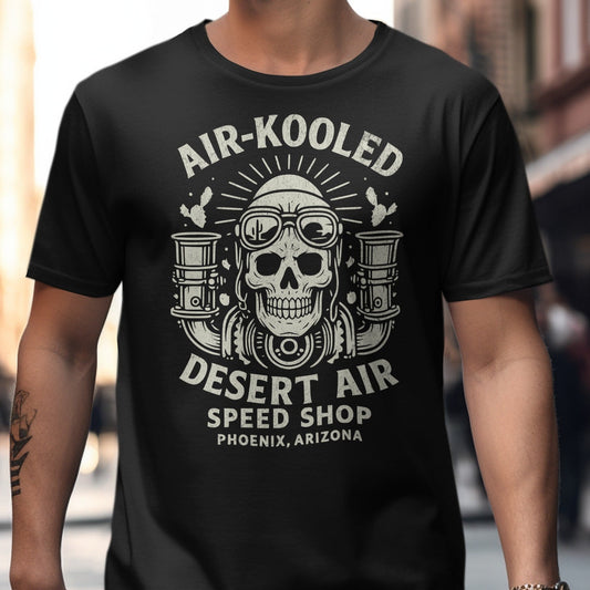 Air-Kooled Desert Air Speed Shop Graphic Tee product