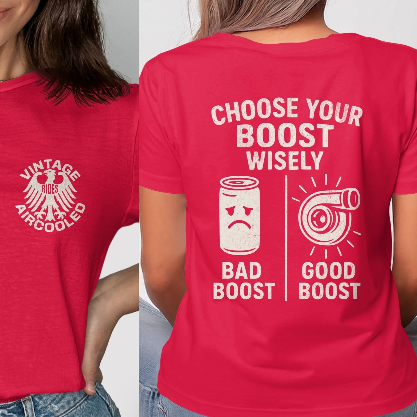 Vintage 1985 Aircooled Choose Your Boost Wisely product type