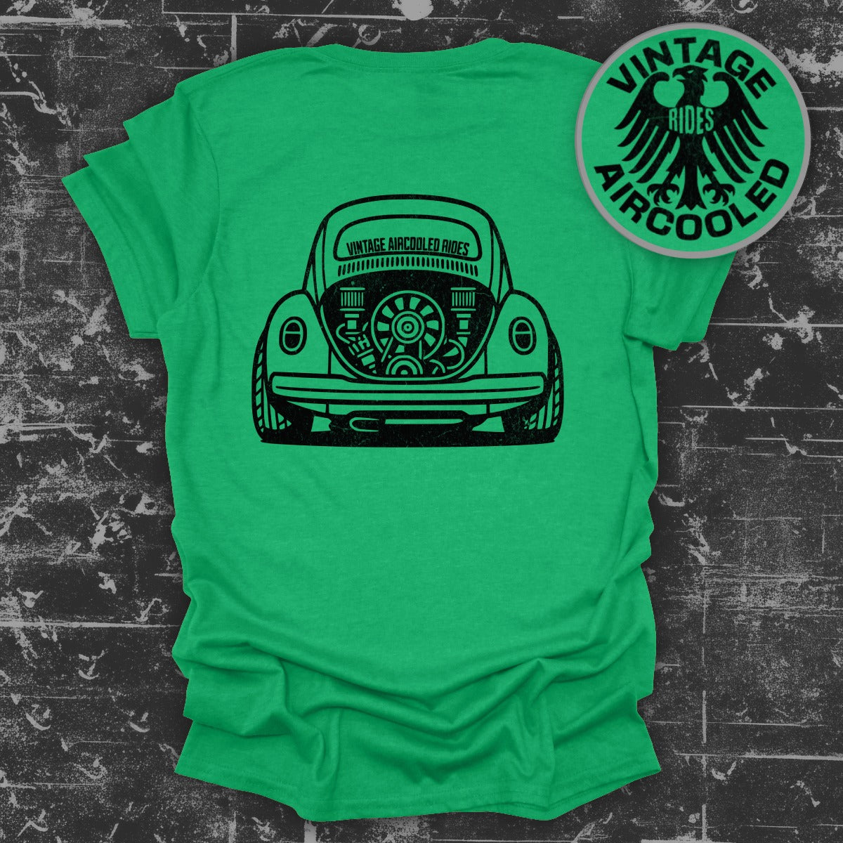 Vintage Aircooled Rides Classic Car Graphic Tee Product