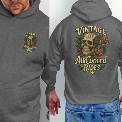 Vintage AirCooled Rides Skull Roses Hoodie product