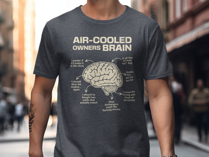 Air Cooled Owners Brain Graphic T-Shirt product