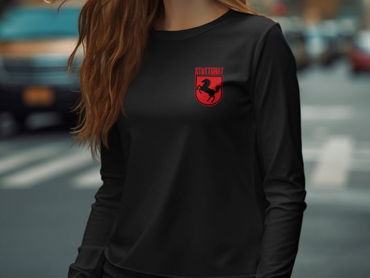 Stylish Stuttgart Shield Long Sleeve Shirt product type