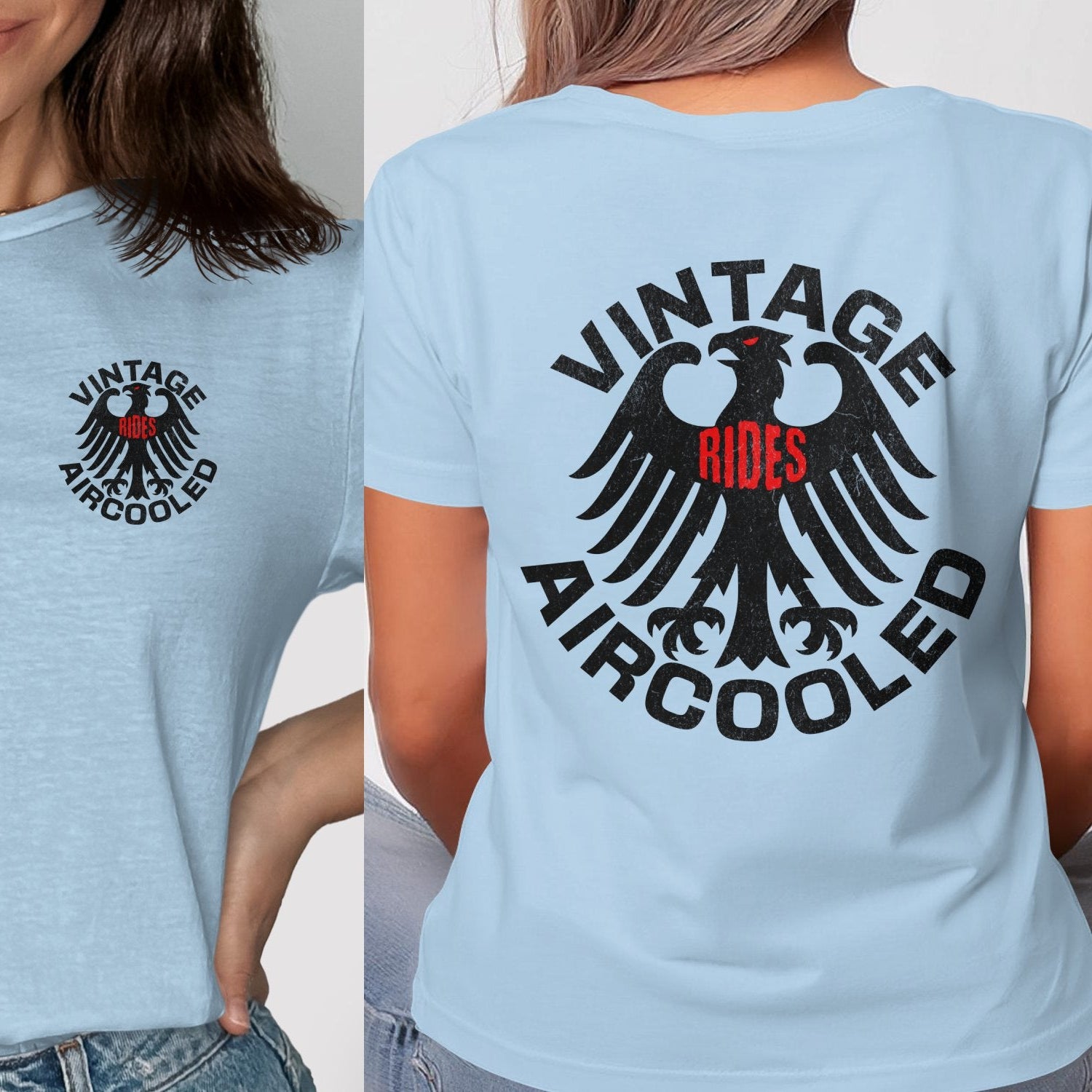 Vintage Aircooled Rides Graphic Tee product