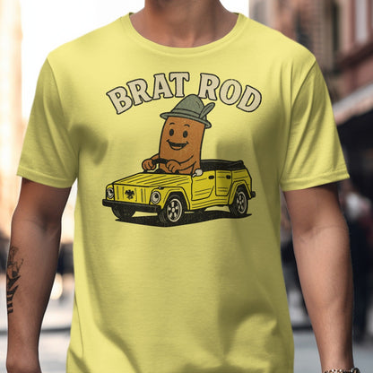Brat Rod Graphic T-Shirt Fun Car Cartoon Design product type