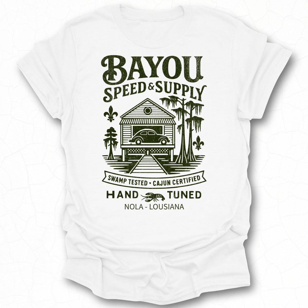 Bayou Speed & Supply Swamp Tested Cajun Certified T-Shirt