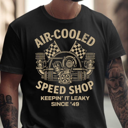 Air-Cooled Speed Shop Graphic Tee product