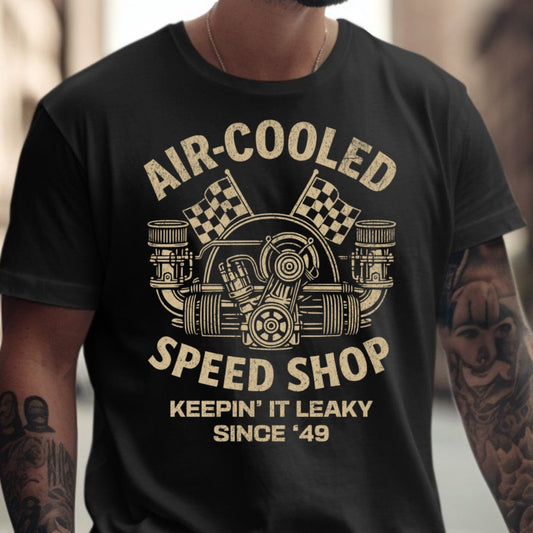Air-Cooled Speed Shop Graphic Tee product