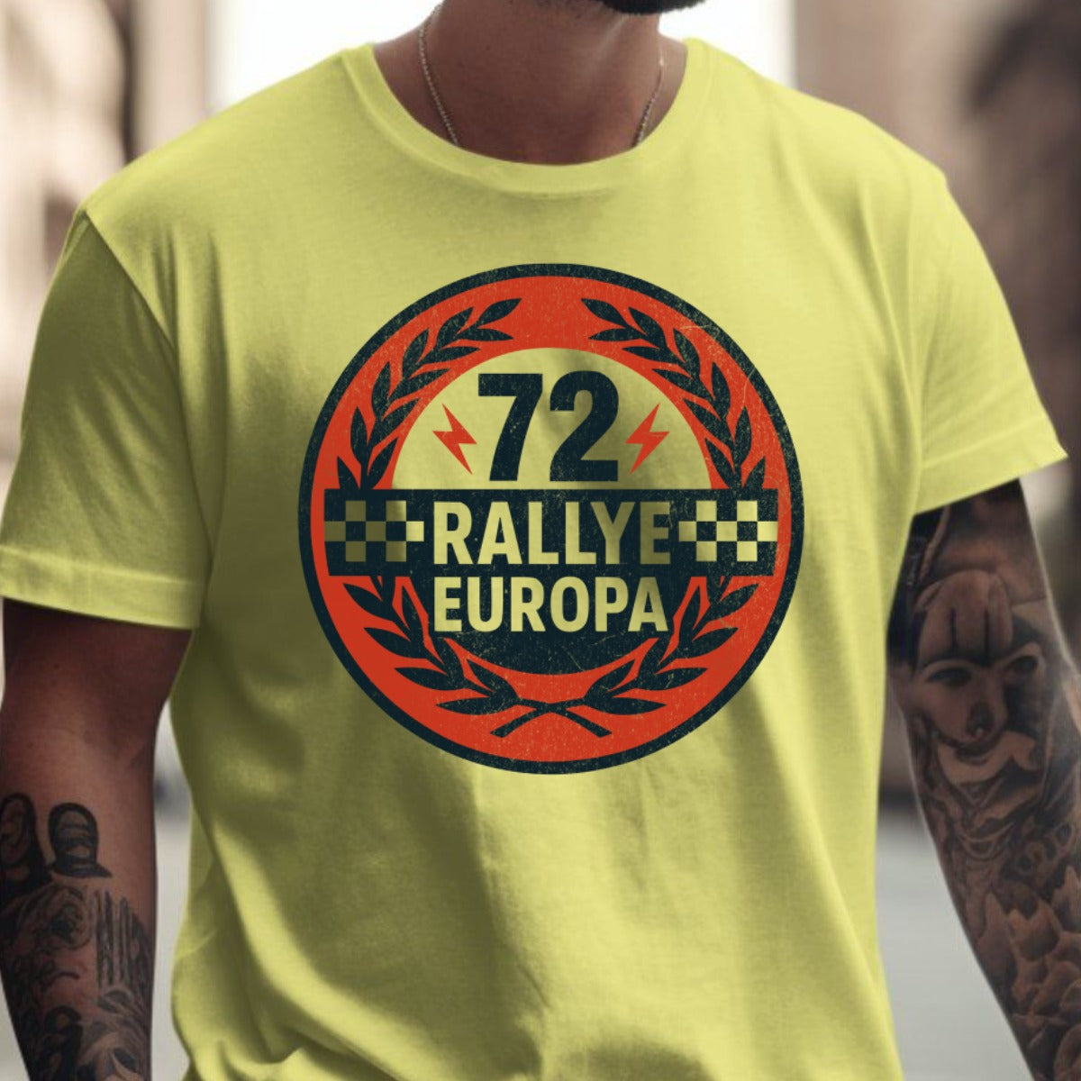 Vintage Rallye Europa 72 Graphic T-Shirt product
