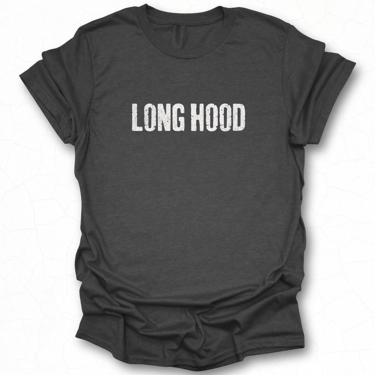 Long Hood Text Printed Casual Graphic T-Shirt