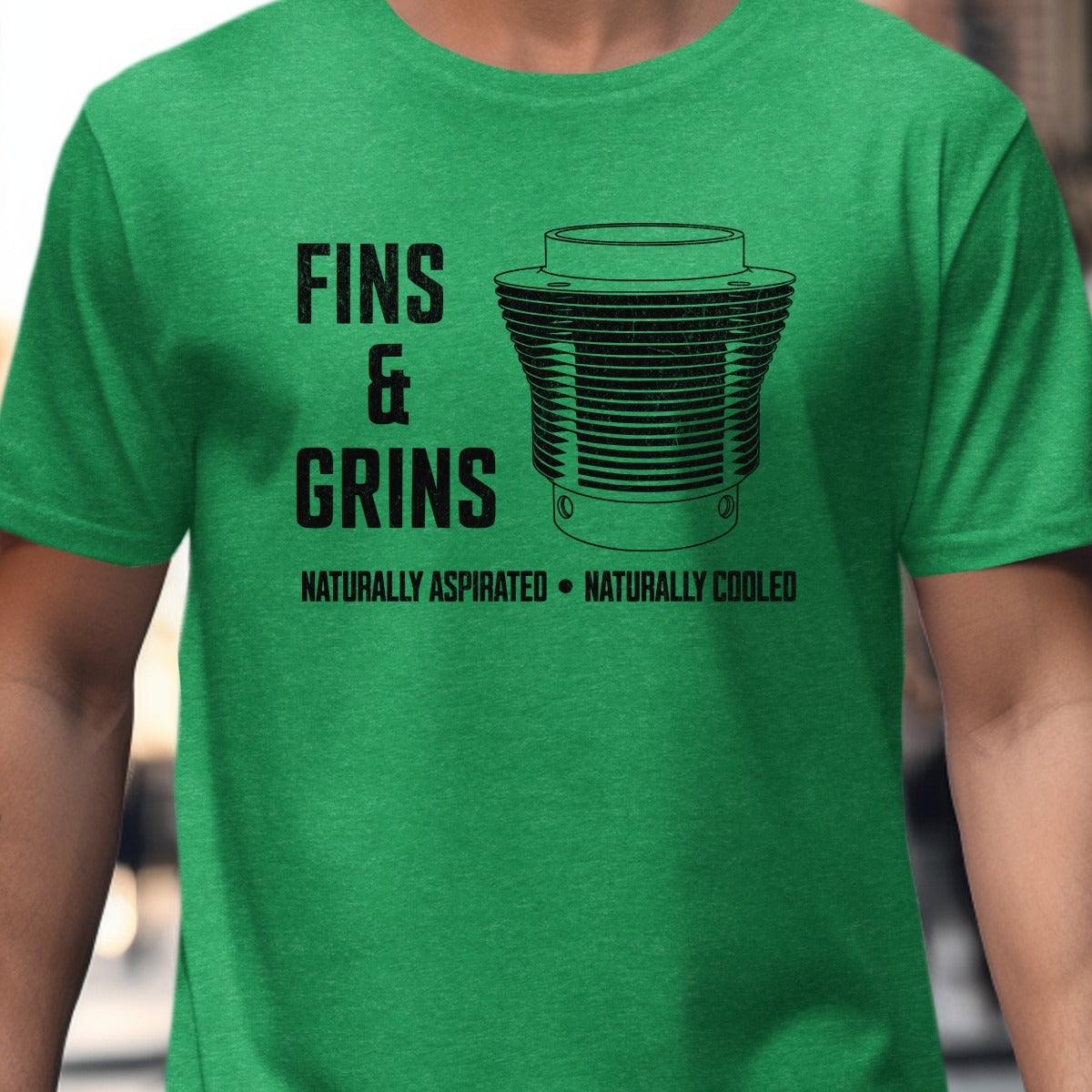Fins and Grins Naturally Aspirated Cool T-Shirt
