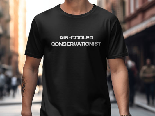 Air-Cooled Conservationist Black T-shirt product type