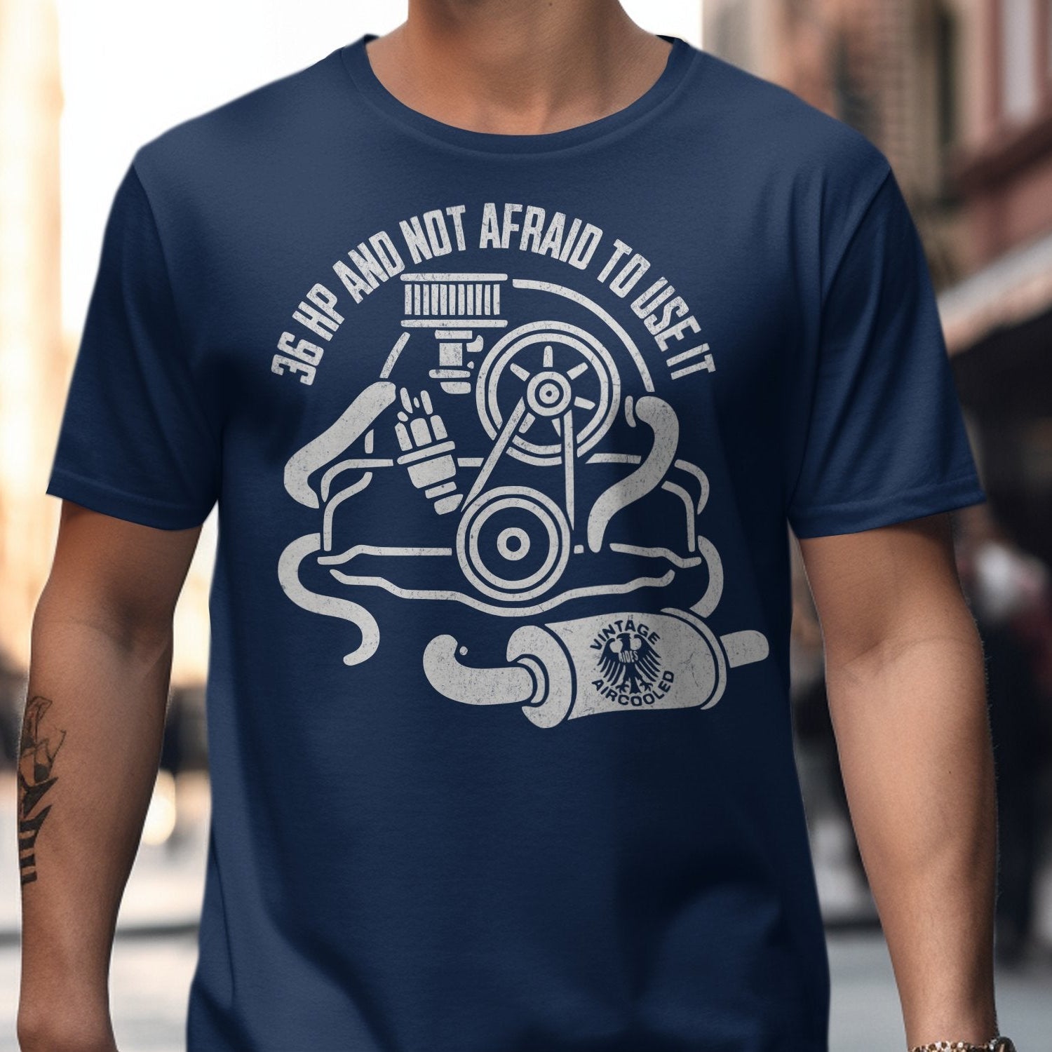 36 HP And Not Afraid To Use It T-shirt product type