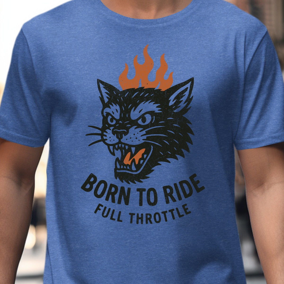 Born to Ride Full Throttle Graphic Tee