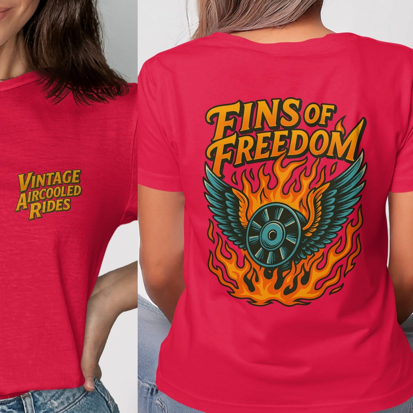 Fins of Freedom Vintage Aircooled Rides T-shirt product type