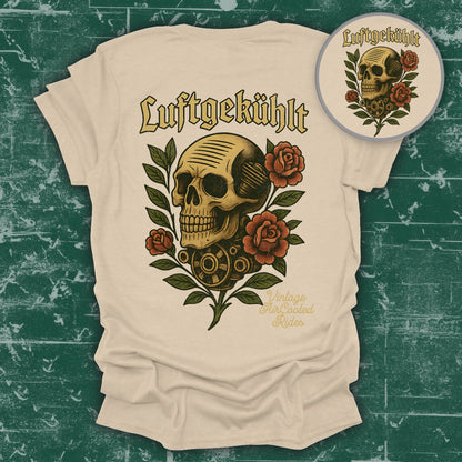 Vintage AirCooled Rides Skull Art T-Shirt product