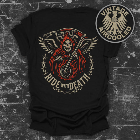 Ride With Death Skeleton Vintage Rides Aircooled Product Type