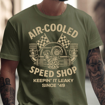Air-Cooled Speed Shop Keepin' It Leaky T-shirt product