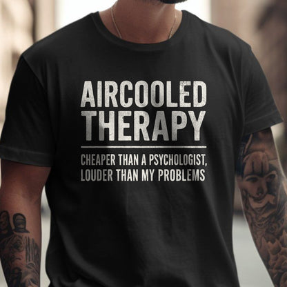 Aircooled Therapy Cheaper Than A Psychologist T-shirt