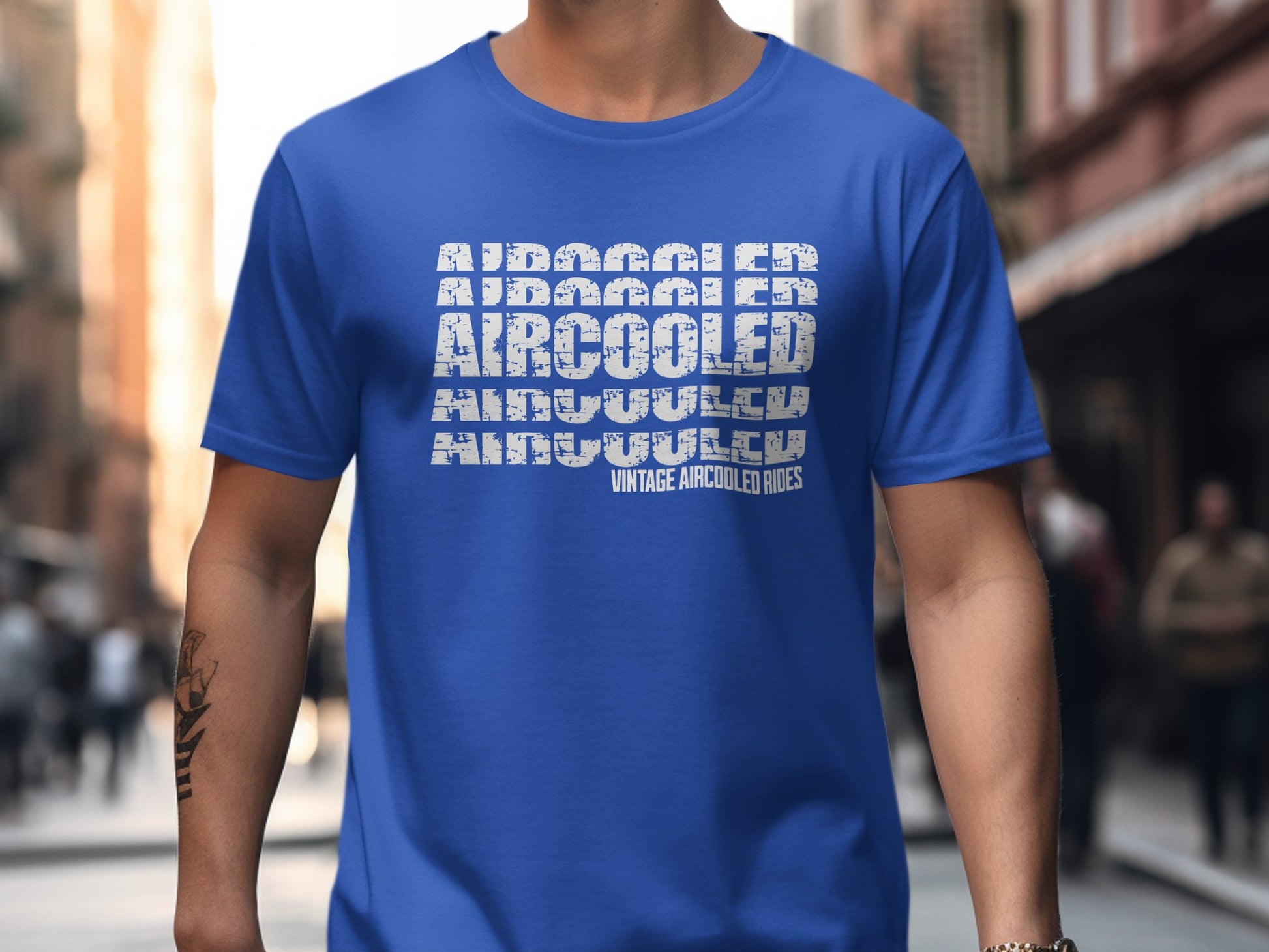 Vintage Aircooled Rides Graphic Tee Shirt product