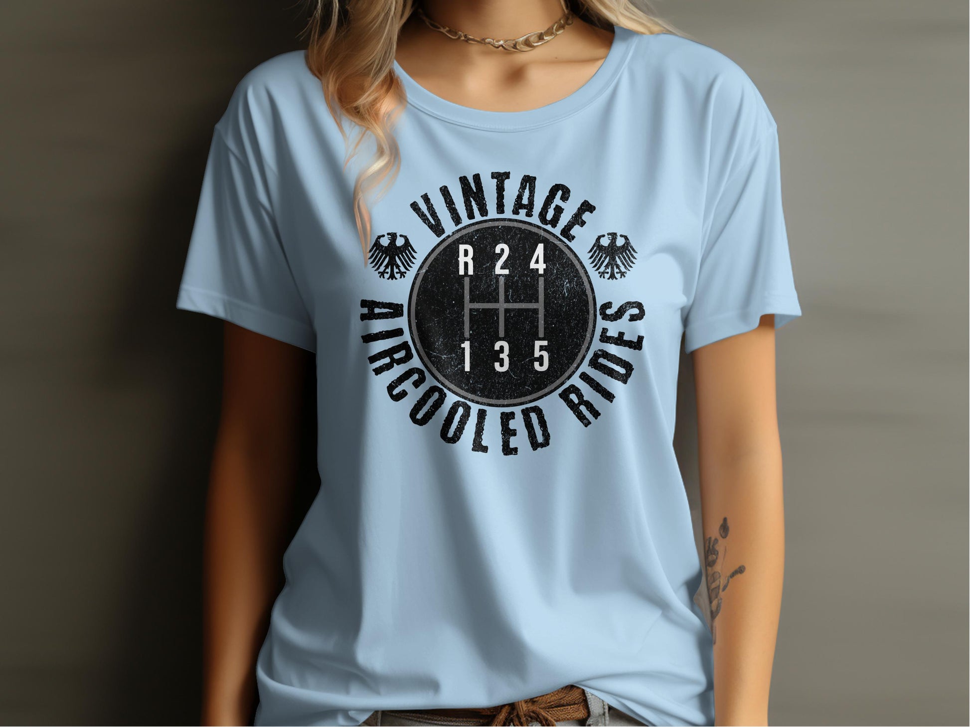 Vintage Aircooled Rides Graphic Tee Shirt product type