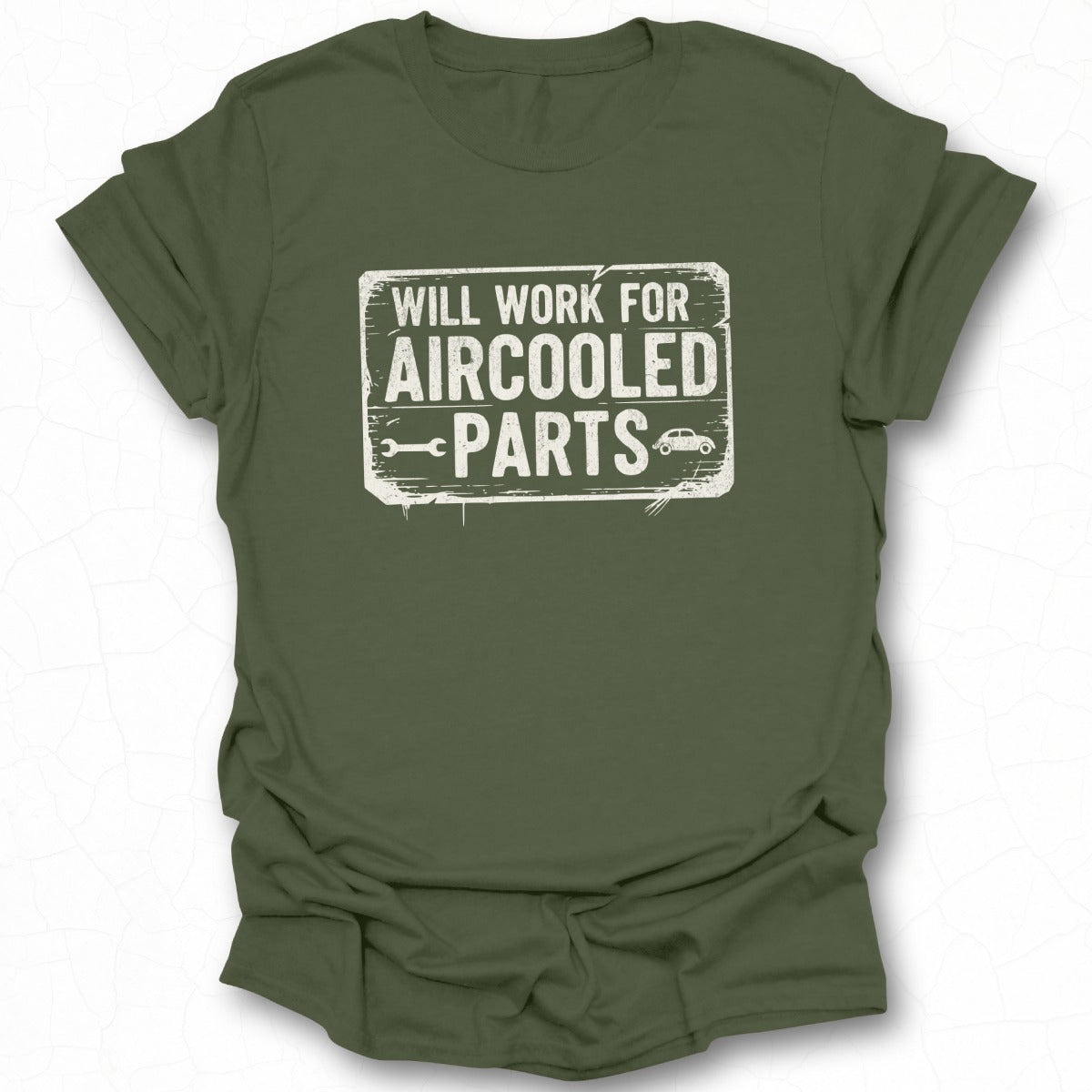 Will Work For Aircooled Parts Statement T-Shirt Product