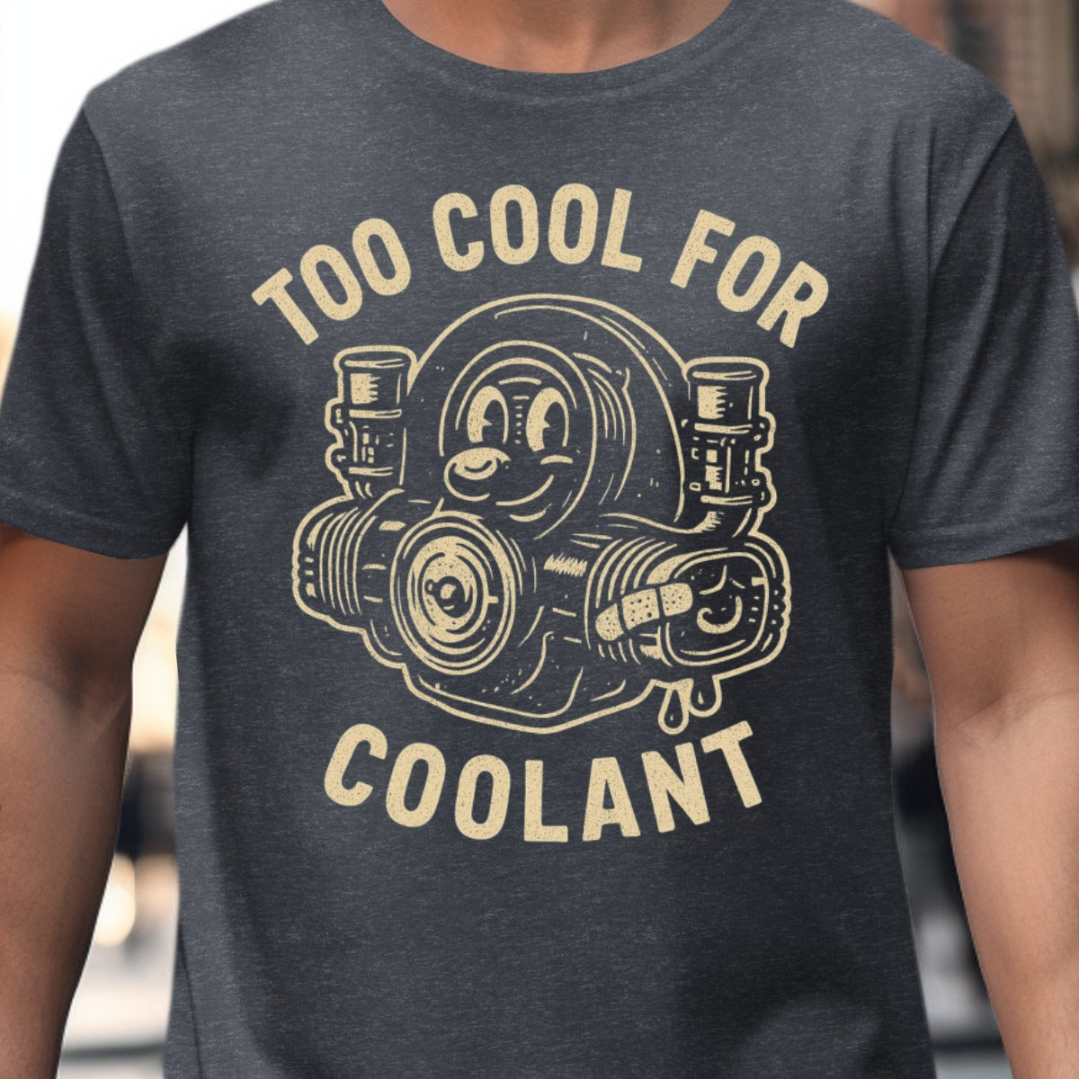 Too Cool For Coolant T-Shirt Casual Wear Tee product type