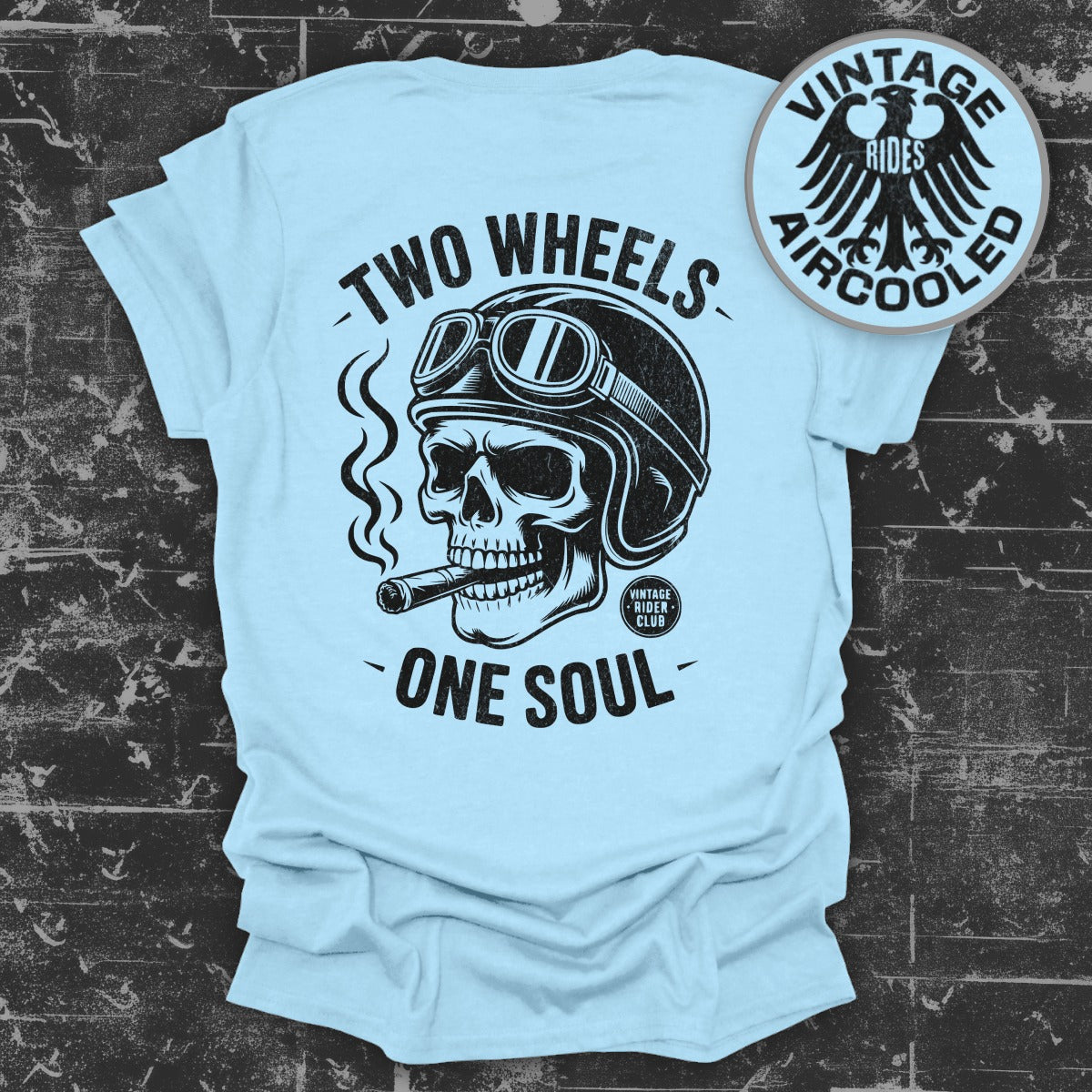Two Wheels One Soul Vintage Rides Aircooled Shirt