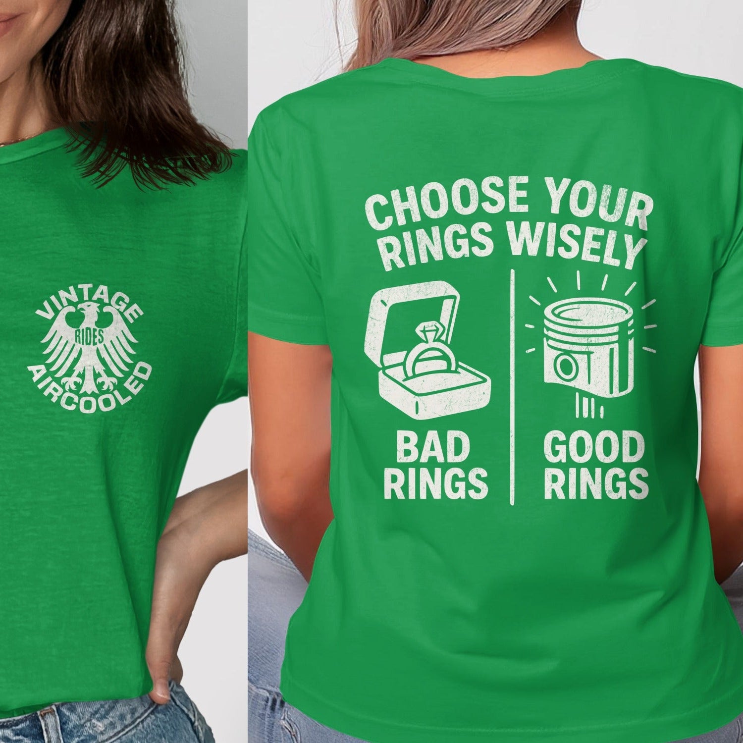 Vintage Aircooled Choose Your Rings Wisely product type