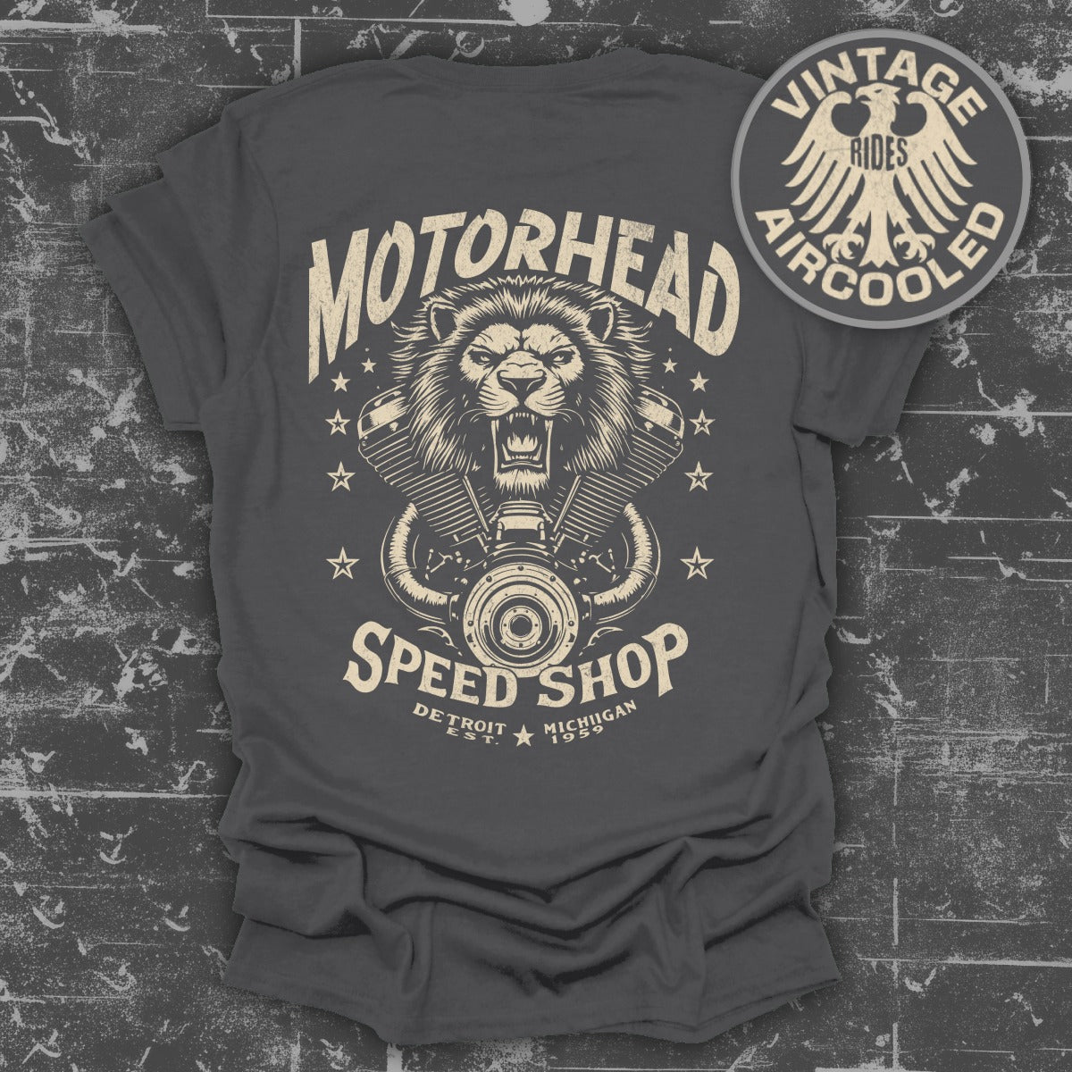 Motorhead Speed Shop Vintage Rides Aircooled Shirt