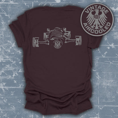 Vintage Rides Aircooled Design T-Shirt Product