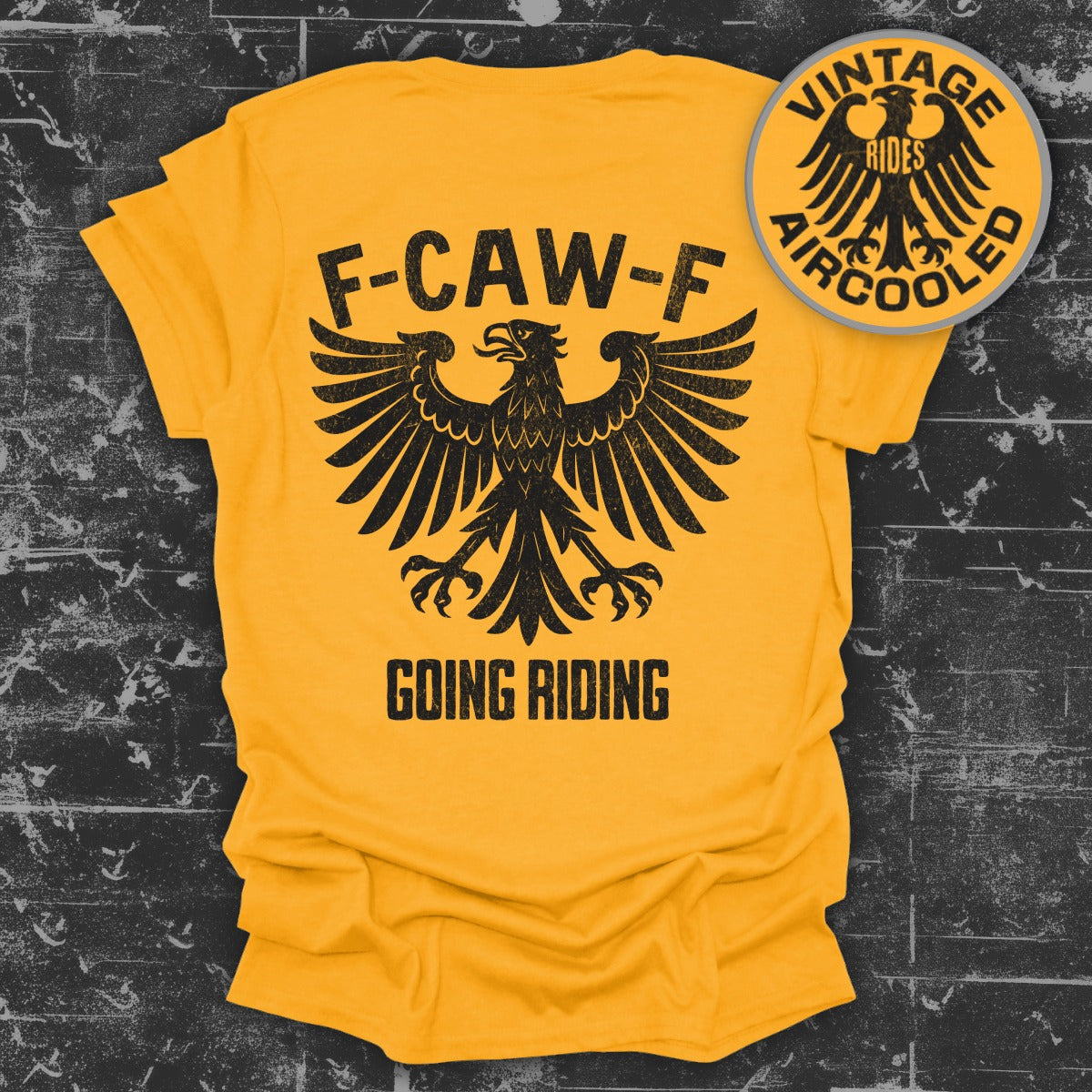 Vintage Rides Aircooled Going Riding T-shirt