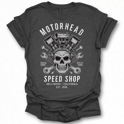 Motorhead Speed Shop Skull Graphic T-Shirt