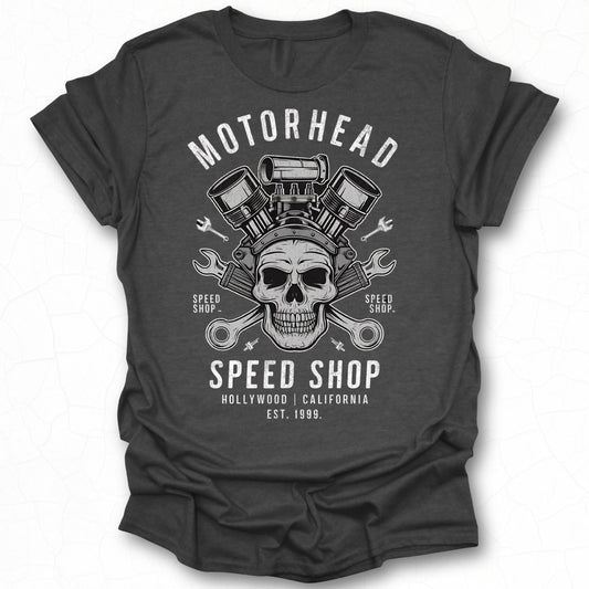 Motorhead Speed Shop Skull Graphic T-Shirt