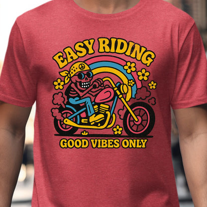 Easy Riding Good Vibes Only Biker Graphic product type
