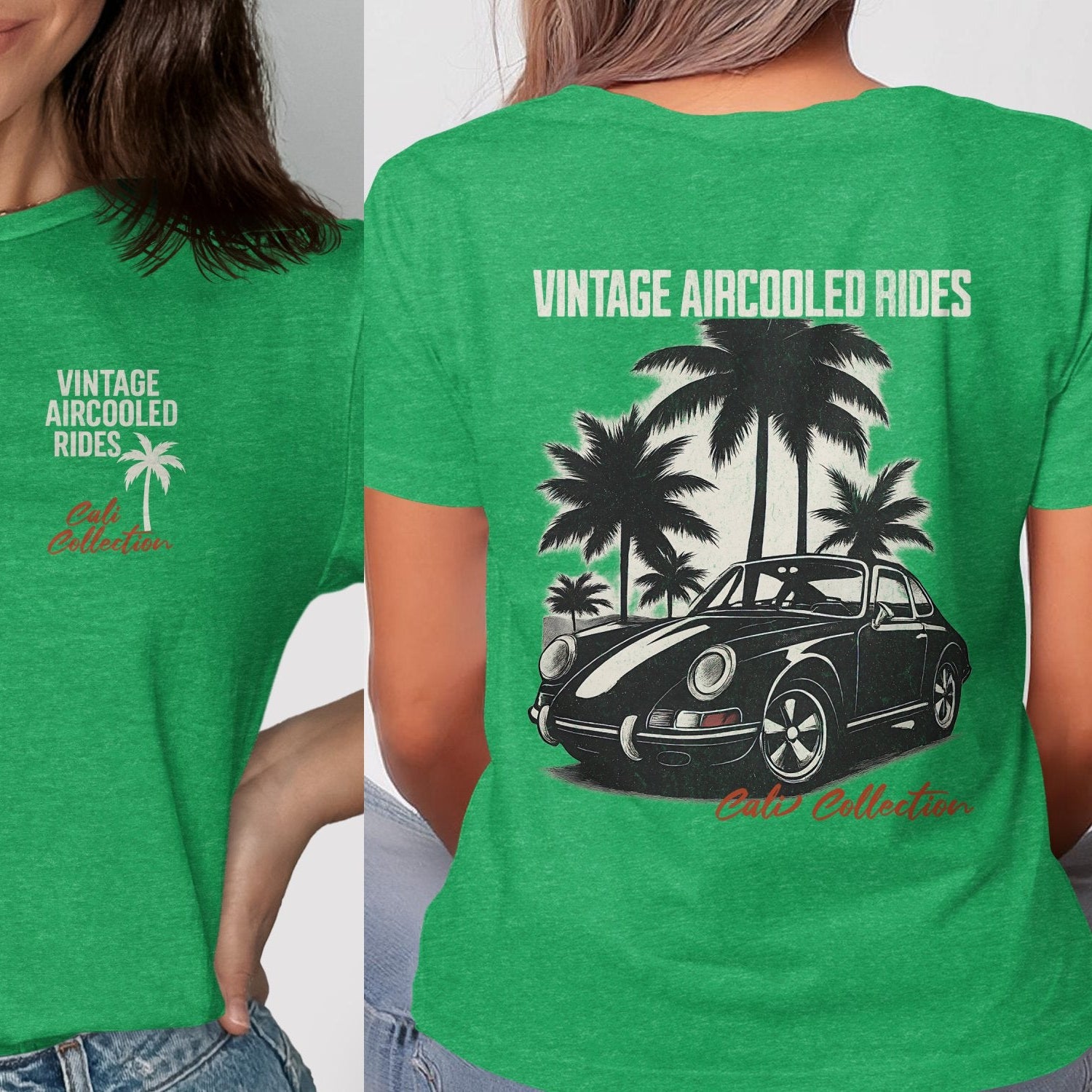 Vintage Aircooled Rides Graphic Tee Shirt product type