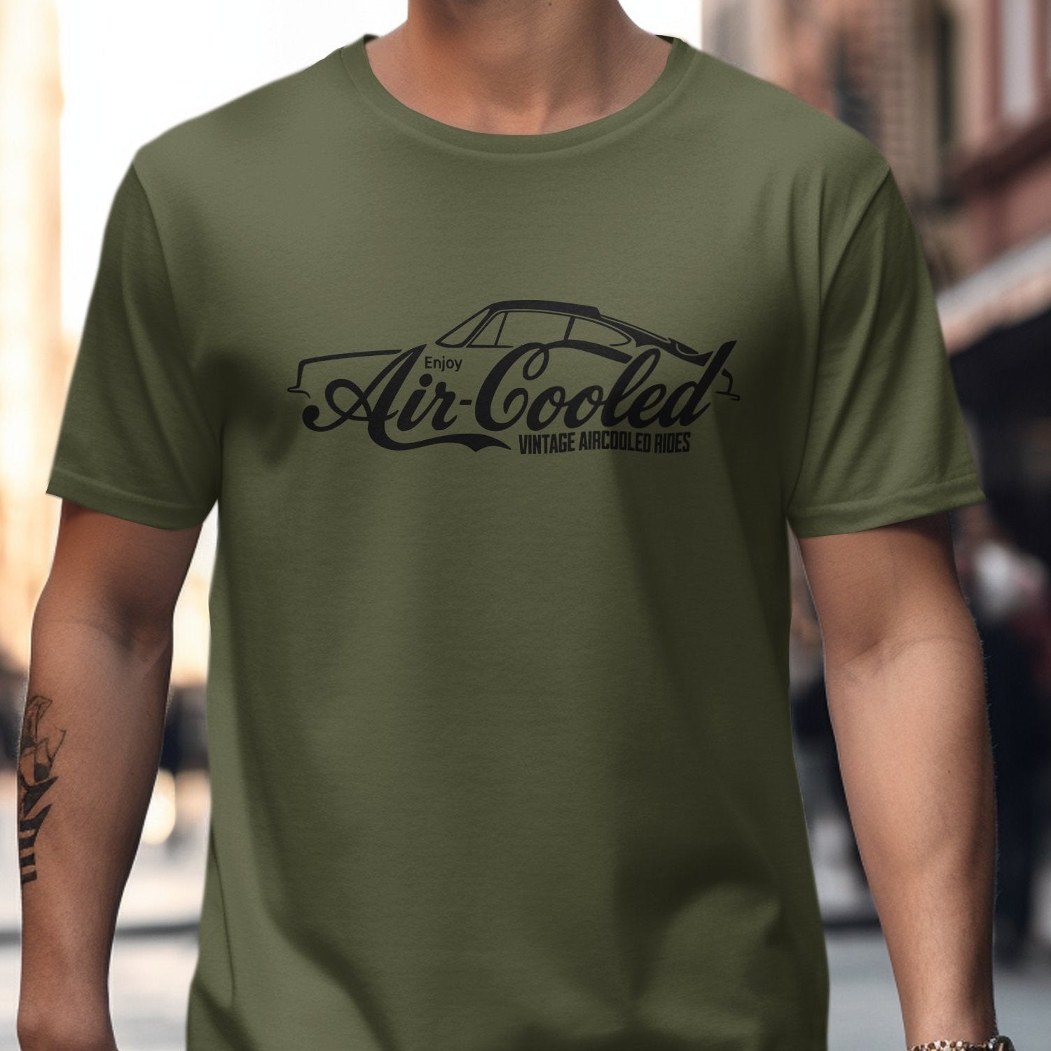 Enjoy Air-Cooled Vintage Automobile Rides t-shirt
